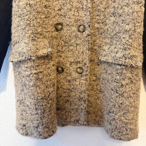 BAD Underground lined Sherpa and suede penny lane long coat size M - Picture 6 of 8